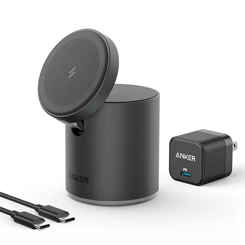 Anker 623 MagGo 2-in-1 Magnetic Wireless Charger