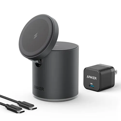 Anker 623 MagGo 2-in-1 Magnetic Wireless Charger