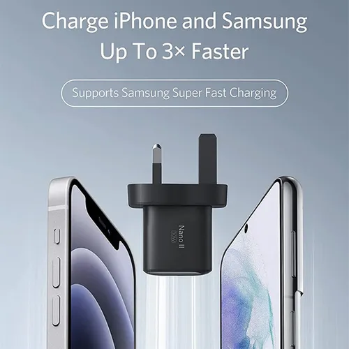 Anker 711 PD Nano II 30W GaN II 3 Pin Fast Charger