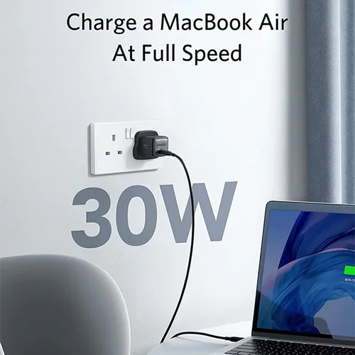 Anker 711 PD Nano II 30W GaN II 3 Pin Fast Charger