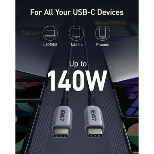 Anker 765 USB-C to USB-C 140W Nylon Cable