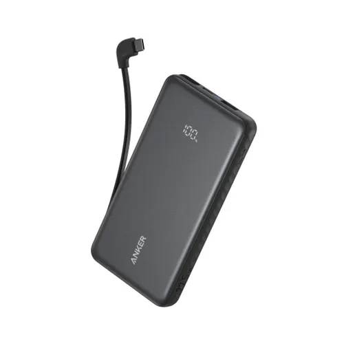 Anker A110DP11 Zolo 22.5W 10000mAh Power Bank with Built-In USB-C Cable
