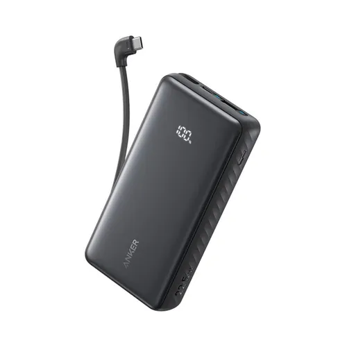 Anker A110EP11 Zolo 22.5W 20000mAh Power Bank with Built-In USB-C Cable