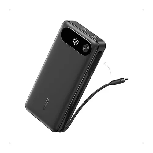 Anker A1383H11 87W 20000mAh Power Bank with built-in USB-C Cable