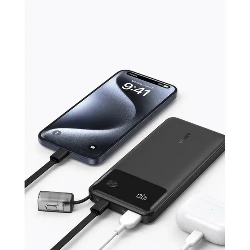 Anker A1388H11 22.5W 10000mAh Power Bank with Built-in USB-C Cable Lanyard