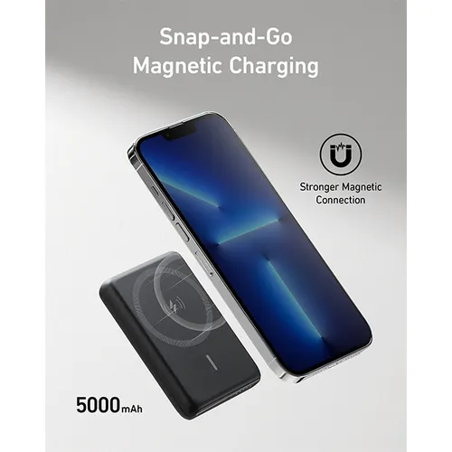 Anker A1619 PowerCore 5K 5000mAh Magnetic Wireless Power Bank