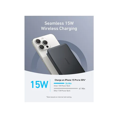 Anker A1664 MagGo 15W Ultra Slim 10000mAh Power Bank