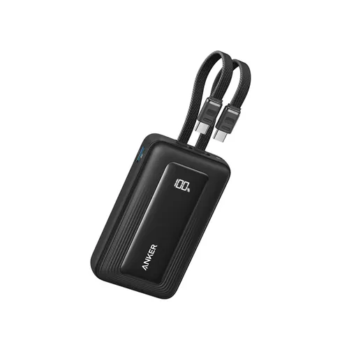 Anker A1680H11 30W 10000mAh Zolo Power Bank Built-in Dual USB-C Cables