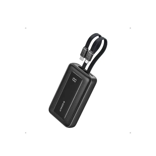 Anker A1680H11 Zolo 30W 10000mAh Power Bank with Built-in USB-C and Lightning Cable