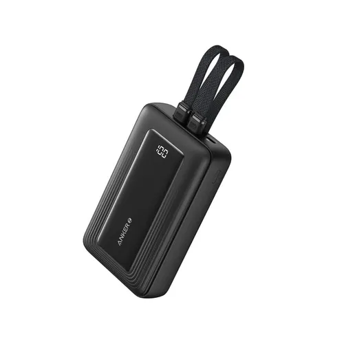 Anker A1681 Zolo 30W 20000mAh Power Bank with Built-In USB-C and Lightning Cable