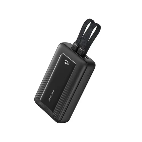 Anker A1681 Zolo 30W 20000mAh Power Bank with Built-In USB-C and Lightning Cable