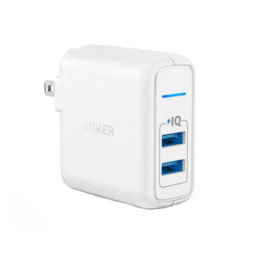 Anker A2023 PowerPort Elite 2 24W Dual Port Wall Charger