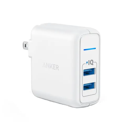 Anker A2023 PowerPort Elite 2 24W Dual Port Wall Charger
