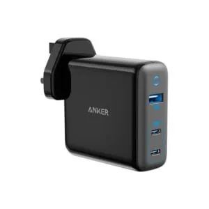 Anker A2034 PowerPort III 3-Port 65W Travel Charger - UK