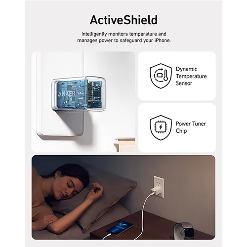 Anker A2038 521 2 Pin USB-C Charger (Nano Pro)