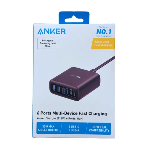 Anker A2154K11 112W 6-Port Fast Charger