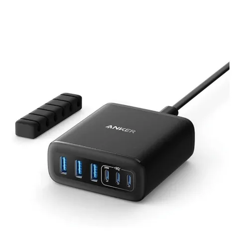Anker A2154K11 112W 6 Ports USB C Charger 3 Pin