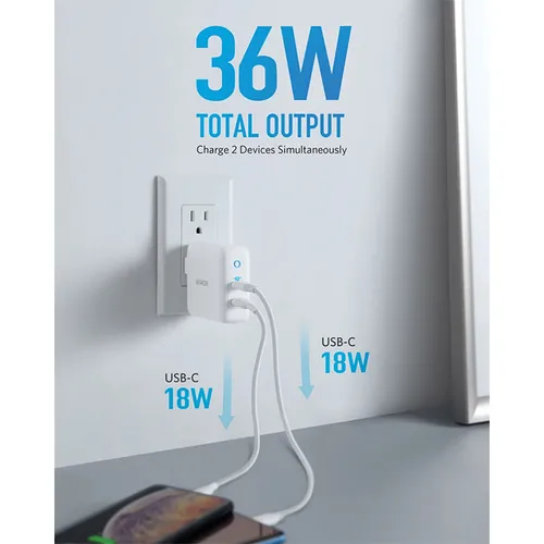 Anker A2628P22 PowerPort III Duo 40W USB-C Charger CN