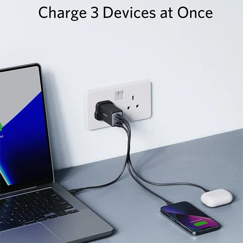 Anker A2667K11 PowerPort III 3-Port 65W Pod