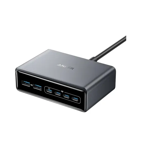 Anker A2683 Prime Charger, 200W 6 Ports GaN Multi Port Desktop Charging Station