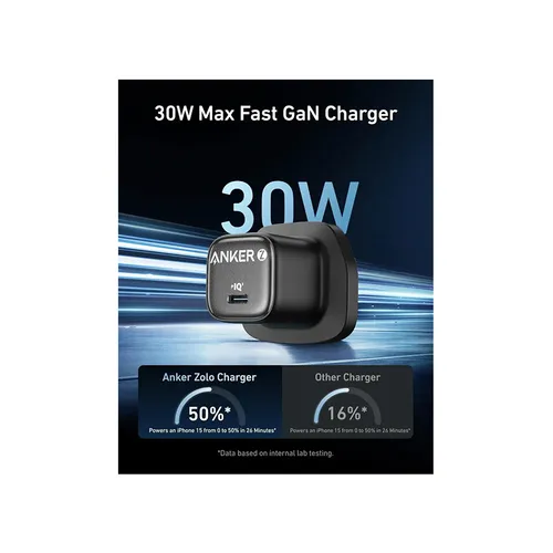 Anker A2698K11 Zolo 30W Compact USB-C GaN Charger