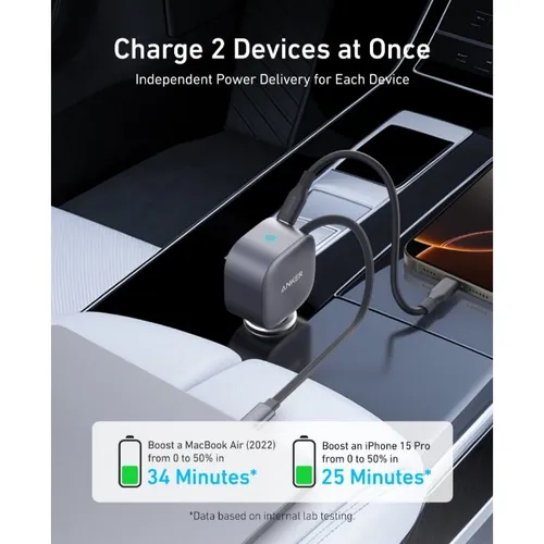 Anker A2738HA1 Nano 75W Car Charger