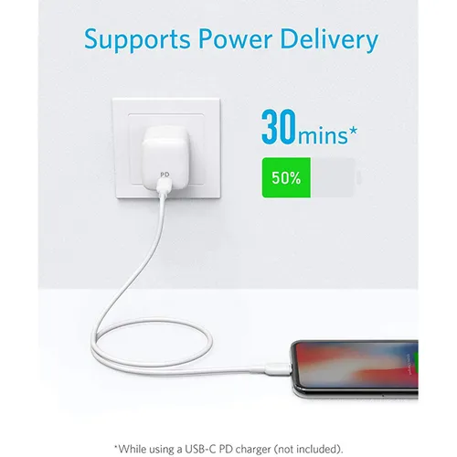 Anker A8632 PowerLine II USB-C to Lightning Cable