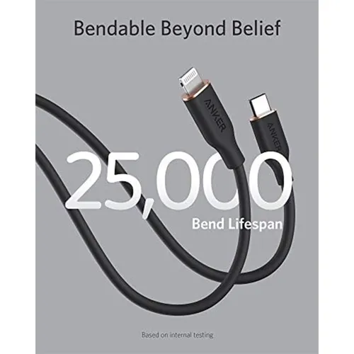 Anker A8662 PowerLine III Flow 0.9M USB-C to Lightning Super Strong Cable