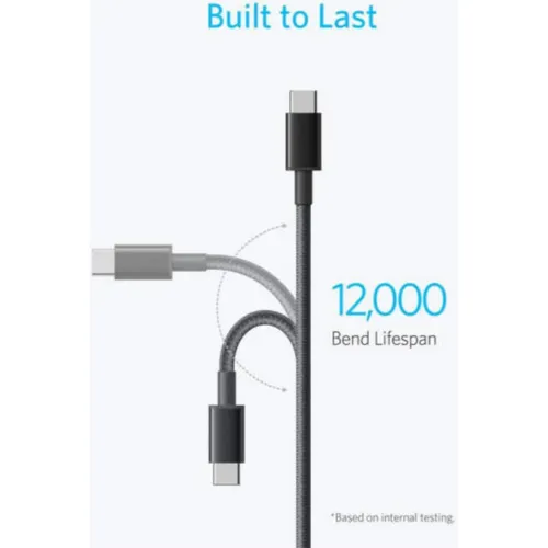 Anker A8753 60W Braided USB-C to USB-C 6FT Cable