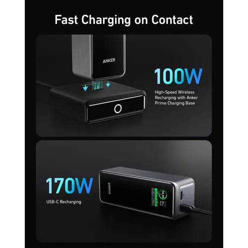 Anker B1340 Prime 250W 27,650mAh Laptop Charging Power Bank with 100W Charging Base