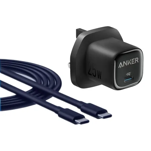 Anker B2656K11 25w Charger With Type-C to Type-C Cable