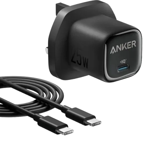 ANKER B2656K11 25W CHARGER WITH USB-C BRAIDED - 1M