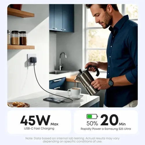 Anker B2692 45W Nano Charger with USB-C to USB-C Cable