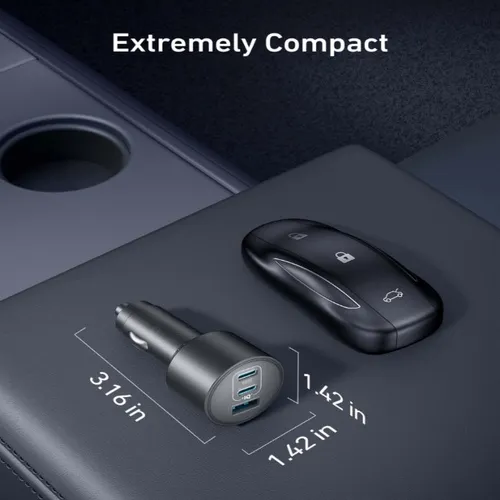 Anker B2737HA1 Nano 167.5W Car Charger With Type-C to Type-C Cable