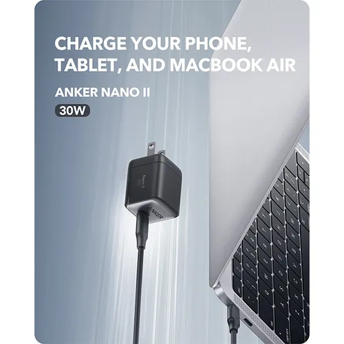 Anker Nano II 30W GaN II PPS Fast Charger Adapter