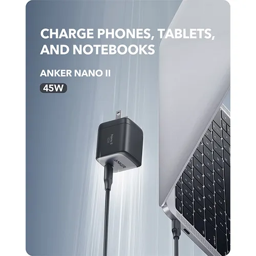 Anker Nano II 45W GaN II PPS Fast Charger Adapter