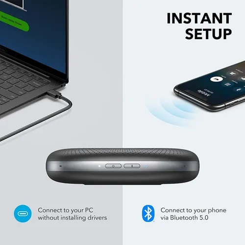 Anker PowerConf A33010 Bluetooth and USB Speaker phone