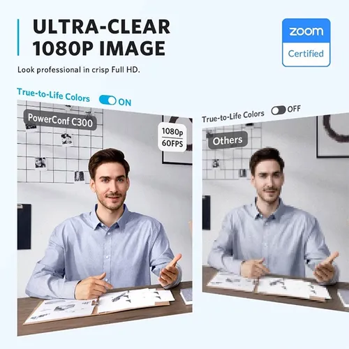 Anker PowerConf C300 Smart HD Full Webcam