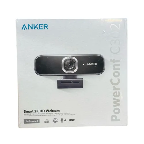 Anker Powerconf C302 B2C Black Smart 2K HD Webcam