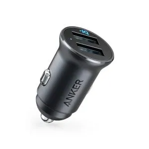 Anker PowerDrive 2 Alloy Metal Mini Car Charger