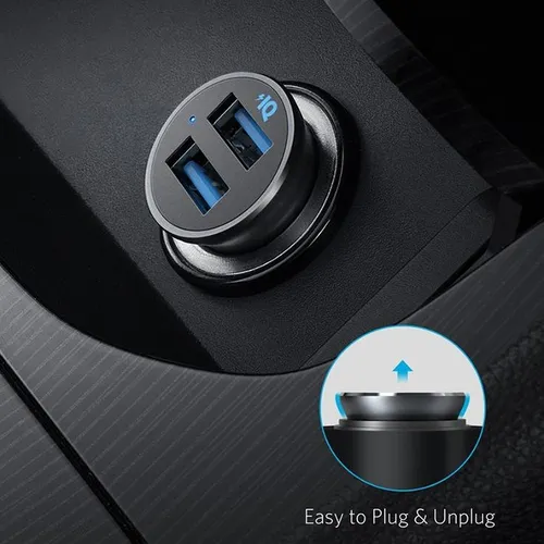 Anker PowerDrive 2 Alloy Metal Mini Car Charger
