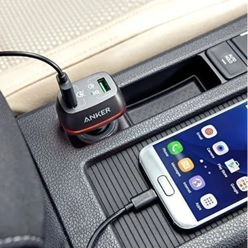 Anker PowerDrive+ 2 USB Car Charger with Quick Charge 3.0