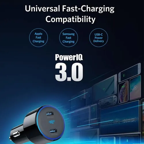 Anker PowerDrive+ III Duo 48W Car Charger