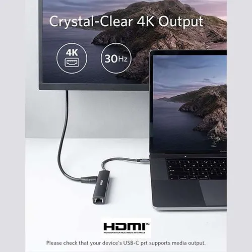 Anker PowerExpand+ 5-in-1 Type C Ethernet Hub Adapter