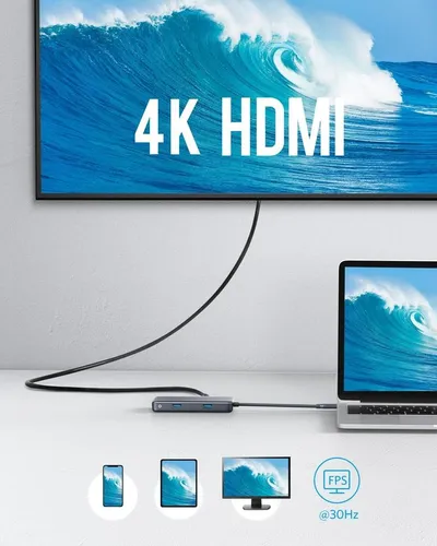 Anker PowerExpand +7 In 1 USB-C Premium PD Ethernet Hub A8352