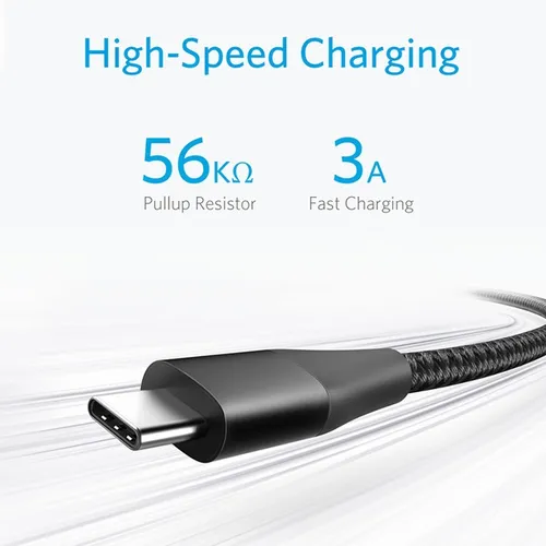 Anker Powerline+ II 3ft USB-C to USB-A 2.0 Cable