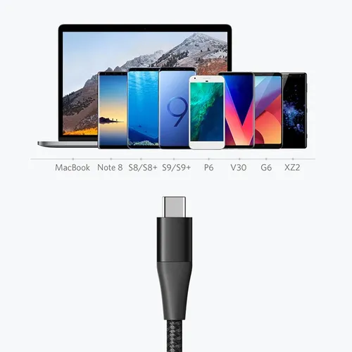 Anker Powerline+ II 3ft USB-C to USB-A 2.0 Cable - A8462H11