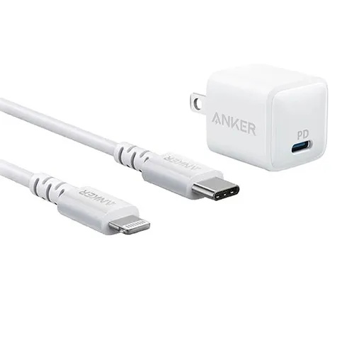 Anker PowerPort 18W PD Nano with Charging Cable