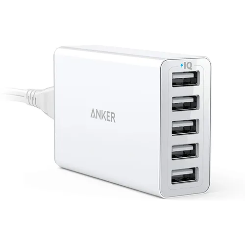 Anker PowerPort 5 Lite 40W 5-Port USB Wall Charger