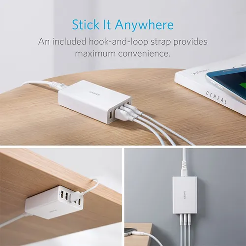 Anker PowerPort 5 Lite 40W 5-Port USB Wall Charger